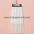 Bud silk skirts rose pattern