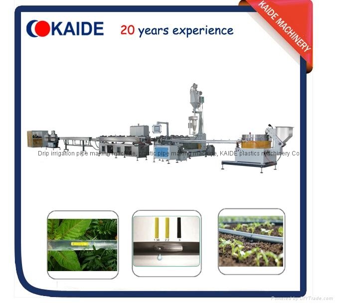 Inline Flat Drip Irrigation Tape Making Machine Price KAIDE 