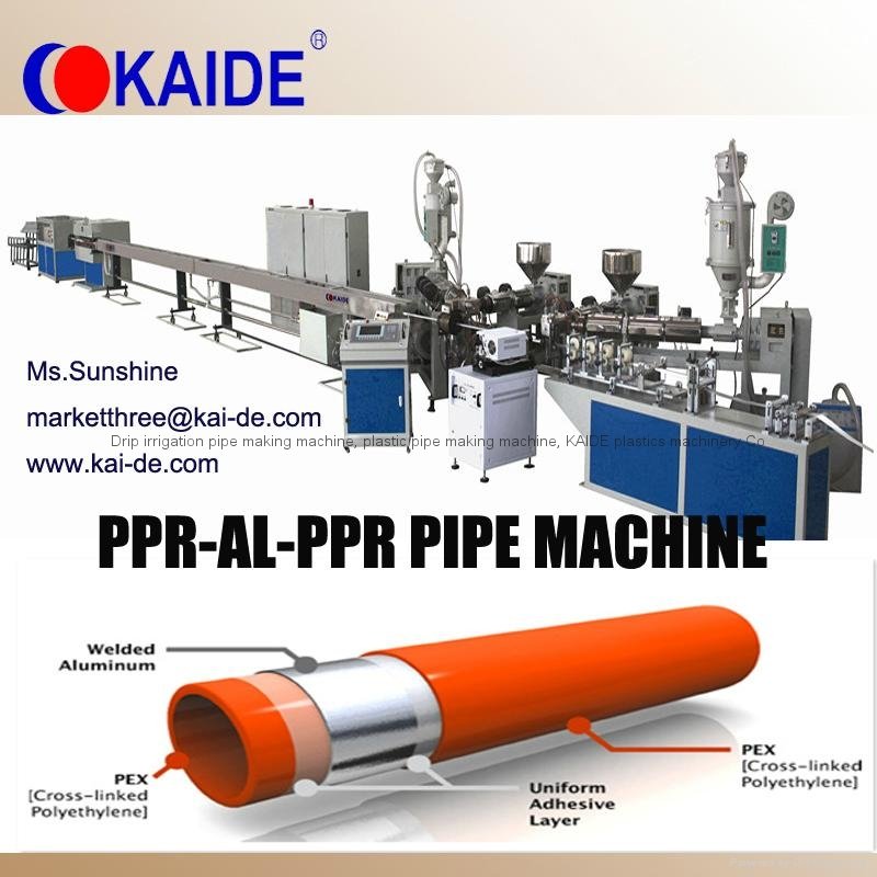 Overlaop Welding PEX-AL-PEX Pipe Making Machine KAIDE