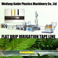 Inline flat drip irrigation tape extruder machine  KAIDE 180m/min 3