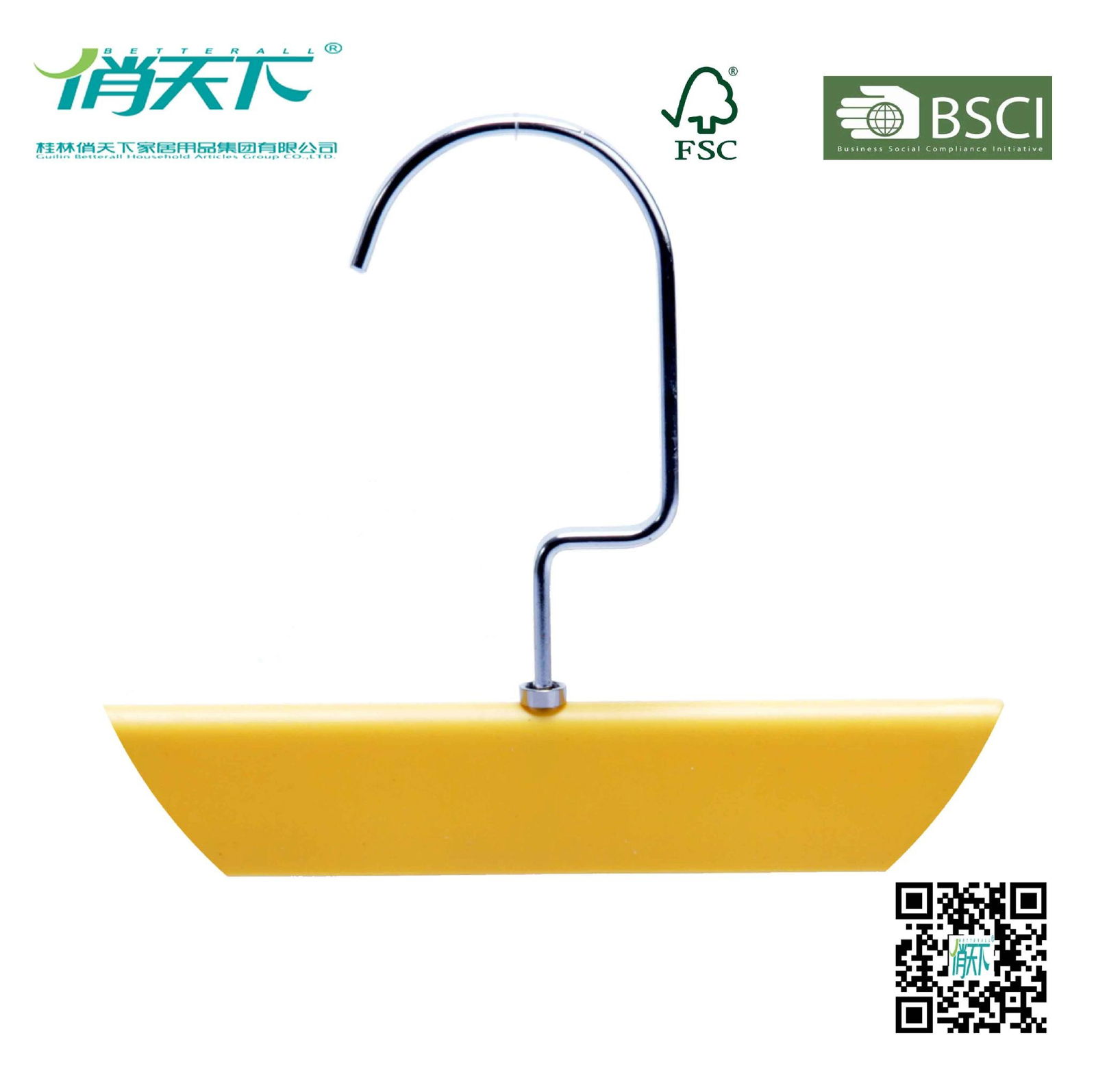 Wholesale Plastic Pants Hanger with Skid-proof Clips 3