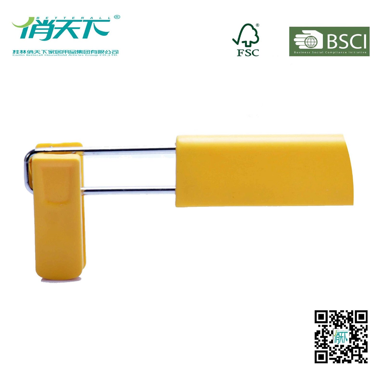 Wholesale Plastic Pants Hanger with Skid-proof Clips 2