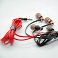 Best quality 3.5mm mono metal earphone for mobile phone with CE and RoHS 5