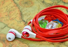 Original manufacturer of multifunctional falt wire earphone with CE wtih RoHS