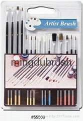 铜镀镍画笔artist paint brush set