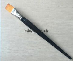  Black Wooden Handle Nickel-Plated Brass Synthetic Artist paint  Brush (239)