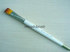 鍍鎳箍化纖絲畫筆artist paint brush