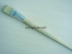 Aluminium Ferrule Bleached Bristle Artist paint  Brush (585)