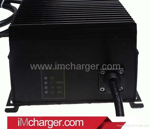 Automatic battery charger 48V 17A for EzGo with EzGo Plug 4