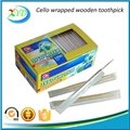 Cello wrapped wooden toothpick 5