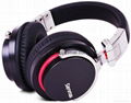 Professional stereo DJ headphone turnable and foldable superb bass 1