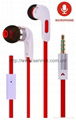 Senmai good quality and metallic stereo in ear earphone with mic 1