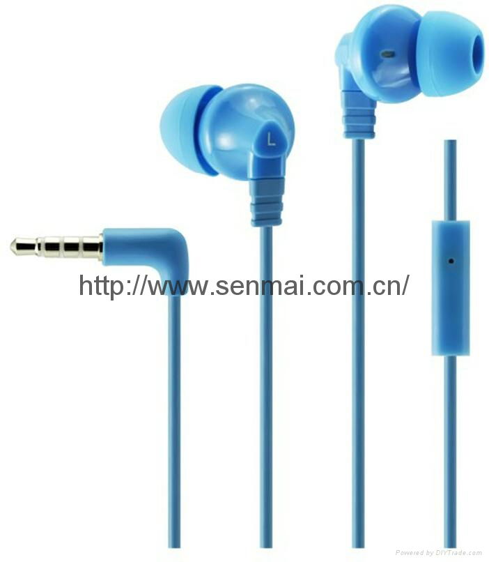 Dynamic stereo in ear earphone with good quality and line controlled