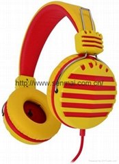 Fashional design noise cancelling  super bass comfortable headband headphone