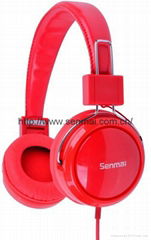 Fashional design noise-cancelling super bass comfortable haedband headphone