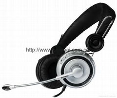 Computer headphone with microphone