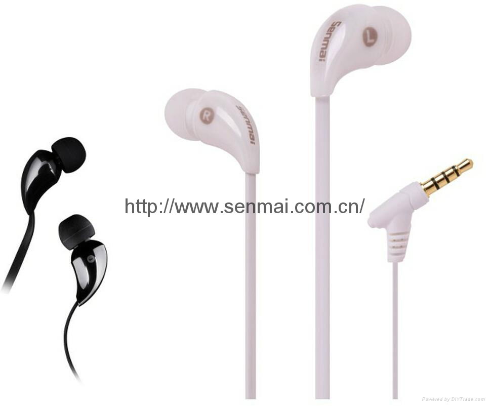 Precision ceramic in ear earphone built for quality  3.5mm plug 