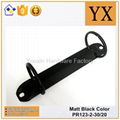 Power Coating Plate Matt Black Color Metal Clip 2 Hole Binder 1