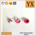 Round eyelet and garment for shoe lace 5