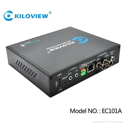 SDI network video encoder with h.264 1080p30 AAC-LC G.711 for iptv broadcast 4