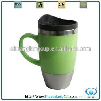 450ml Double wall travel mug wholesale