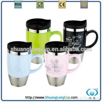 450ml Double wall travel mug wholesale 2