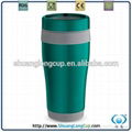 BPA free double wall travel mug hot sale 3