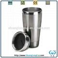 BPA free double wall travel mug hot sale 4