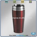 BPA free double wall travel mug hot sale 5