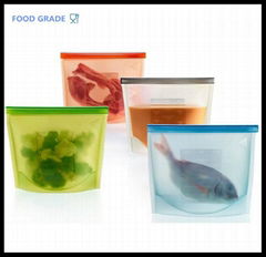  Silicone Fresh Bags Food Sealing Storage bag 