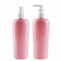 300ml PET Plastic Bottle for lotion and shampoo