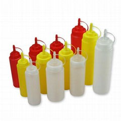 Plastic LDPE squeeze tomato soft bottle chili sauce bottle