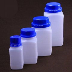 Wide mouth plastic reagent bottle liquid bottle HDPE jar100ml,250ml,500ml,1000ml