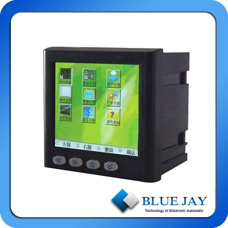 194Q-9SY Three Phase LCD display color screen  Multifunction Power Meter   