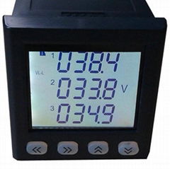 72*72  Power Meter Energy Meter Multifunction Meter Measure Current Voltage 