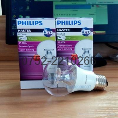 飞利浦（PHILIPS） LED灯泡 球泡 6W E24大螺口 6500K白光 