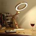 wood lamp,touch lamps,led lights,led desk lamp 4