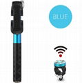 foldable wholesale bluetooth selfie stick monopod with bluetooth shutter butter