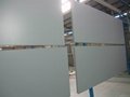 PVDF spray painted solid aluminium panels.  5