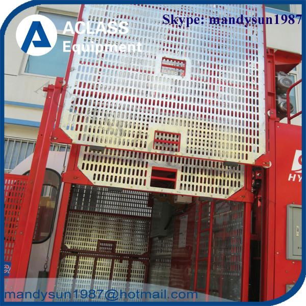 4ton double cages construction building hoist 4