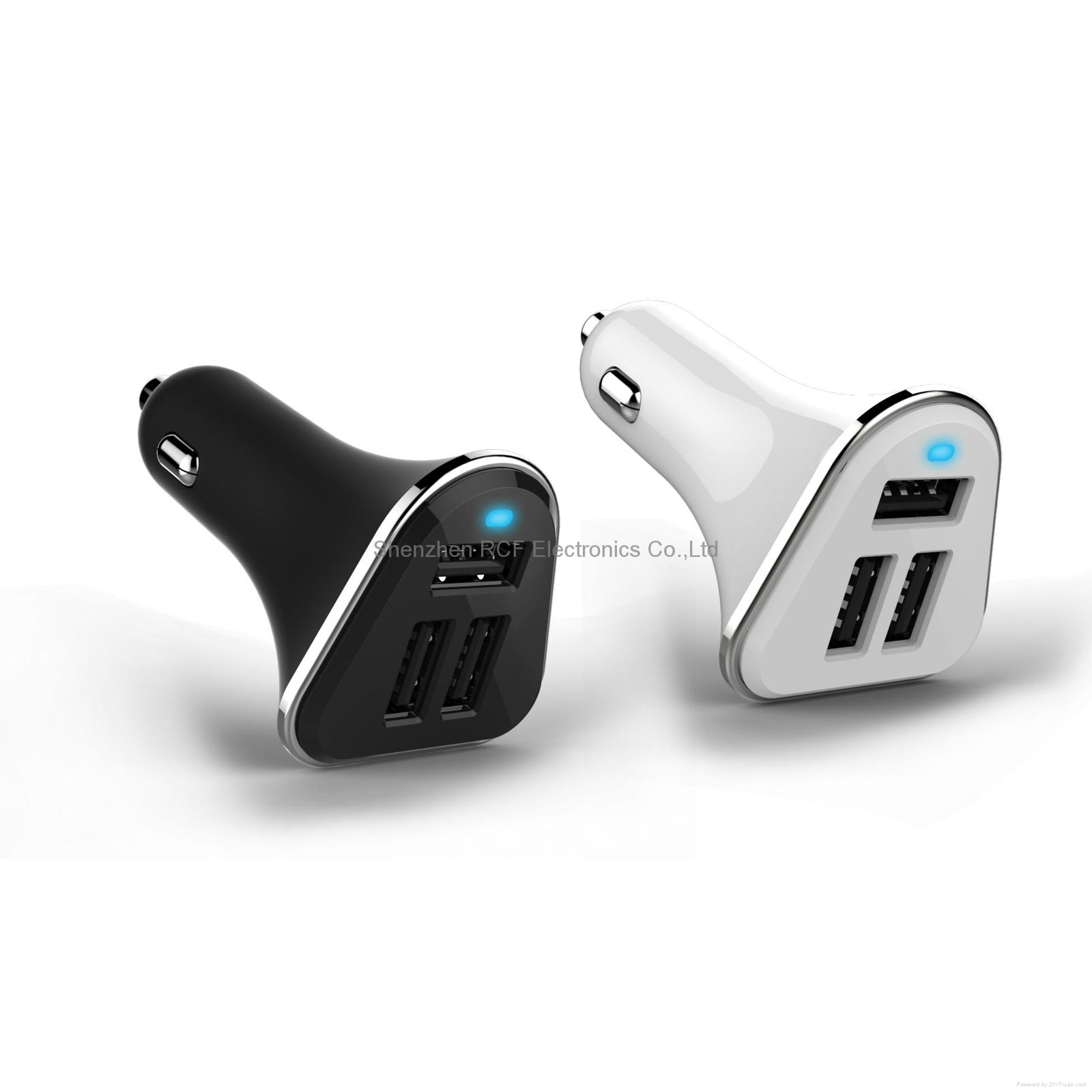 Portable 5.2A/6.8A for iphone 6 plus micro usb mobile phone car charger  3