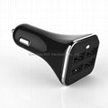 super fast mobile phone car charger for 2 phones and 2 tablet 4 usb car charger 4