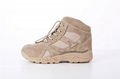 Desert Color Compounded Rubber With EVA Outsole Cheap Price Ankle Combat Boot