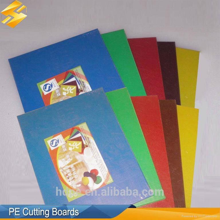 FDA HDPE polyethylene plastic chopping board made in China 4