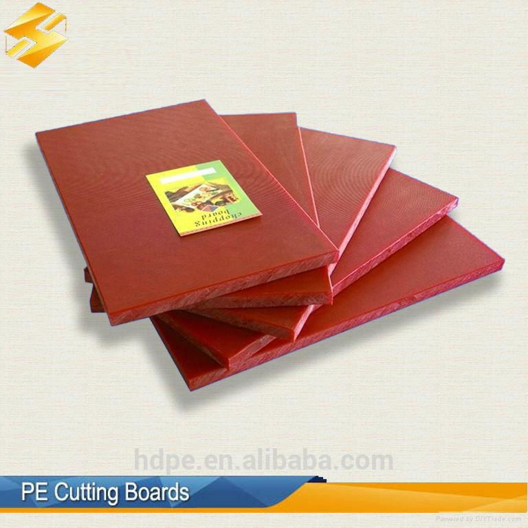 FDA HDPE polyethylene plastic chopping board made in China 3