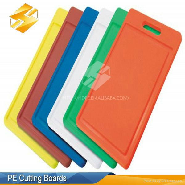 Professional Good Quality Plastic PE Chopping Board with FDA certificate 2