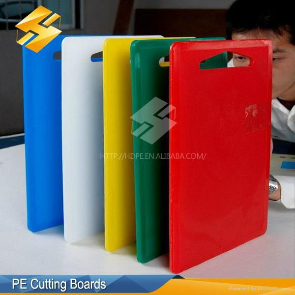 Professional Good Quality Plastic PE Chopping Board with FDA certificate 4