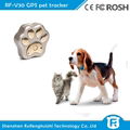 RF-V30 smart wifi anti-lost small waterproof cheap pet gps tracker 1