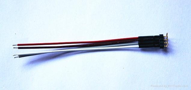 Silicone lead wire for terminal and transformer