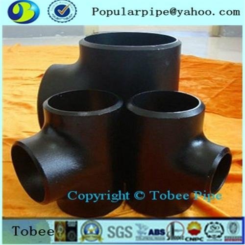 butt welded Seamless pipe fitting  Tee 4